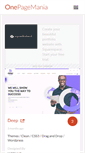 Mobile Screenshot of onepagemania.com